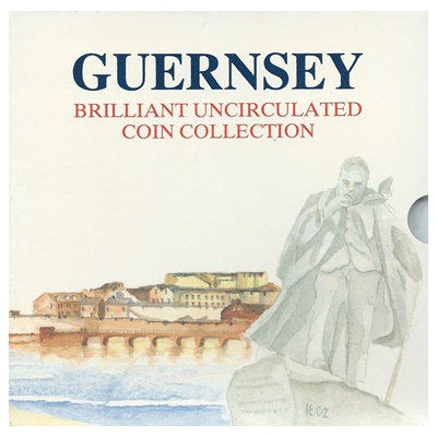 1990 BU 8 Coin Collection - Guernsey